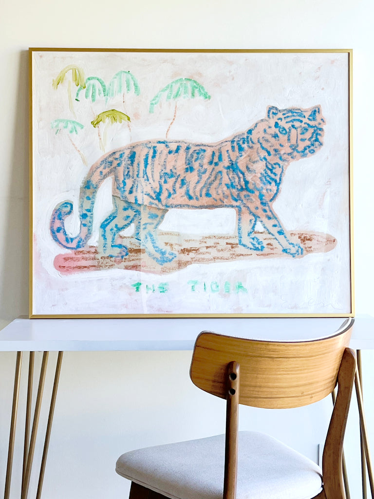 Giclée Print // The Blue Tiger