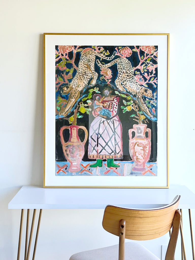 Giclée Print // Sophia (Mother & Child with Cheetahs)