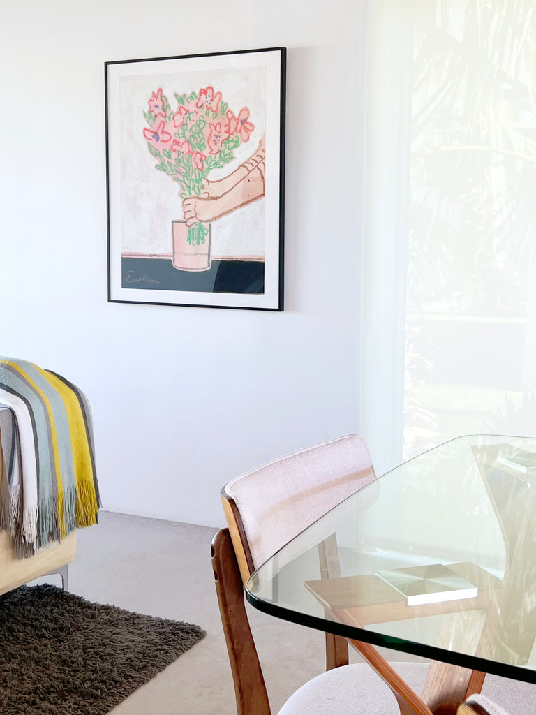 Giclée Print // Arranging the Anemones