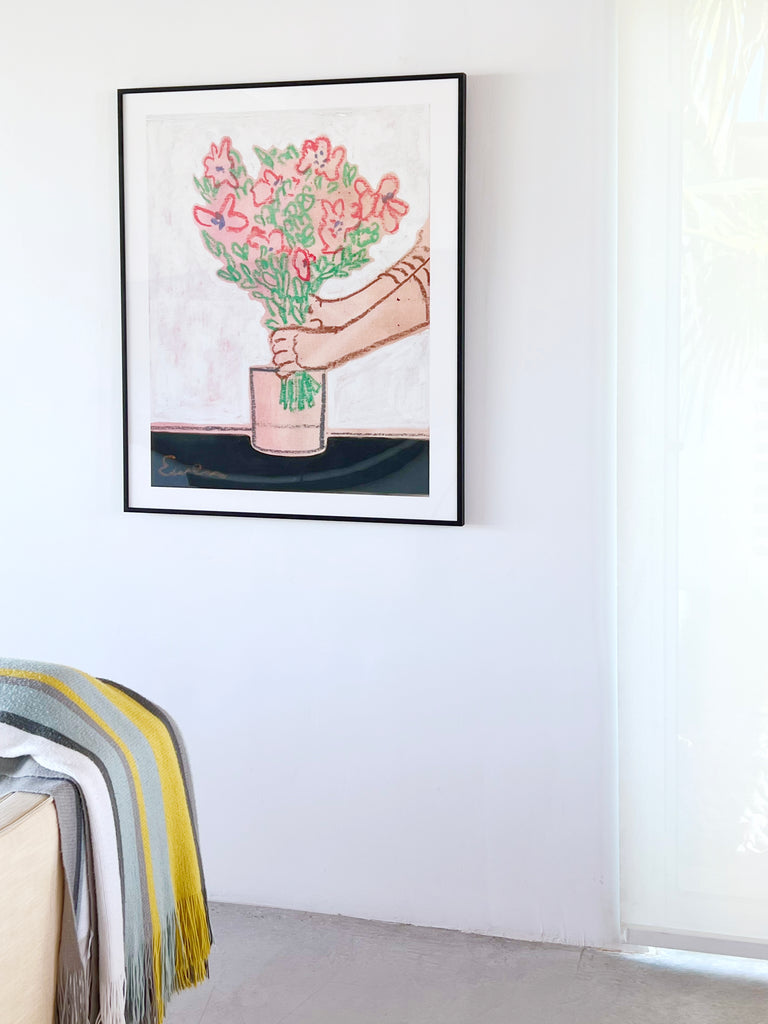 Giclée Print // Arranging the Anemones