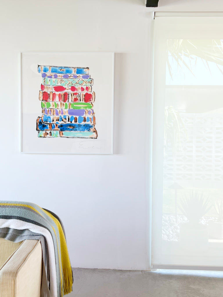 Giclée Print // Tsundoku (Stack of Books)