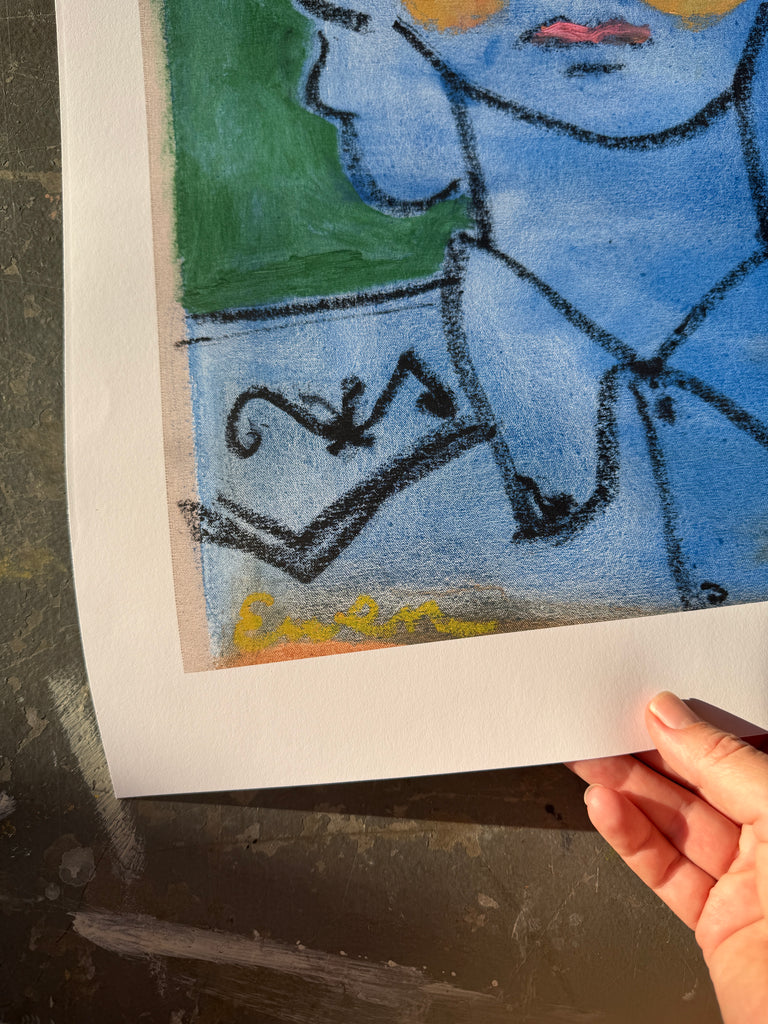 Giclée Print // Blue (Guardians Series)