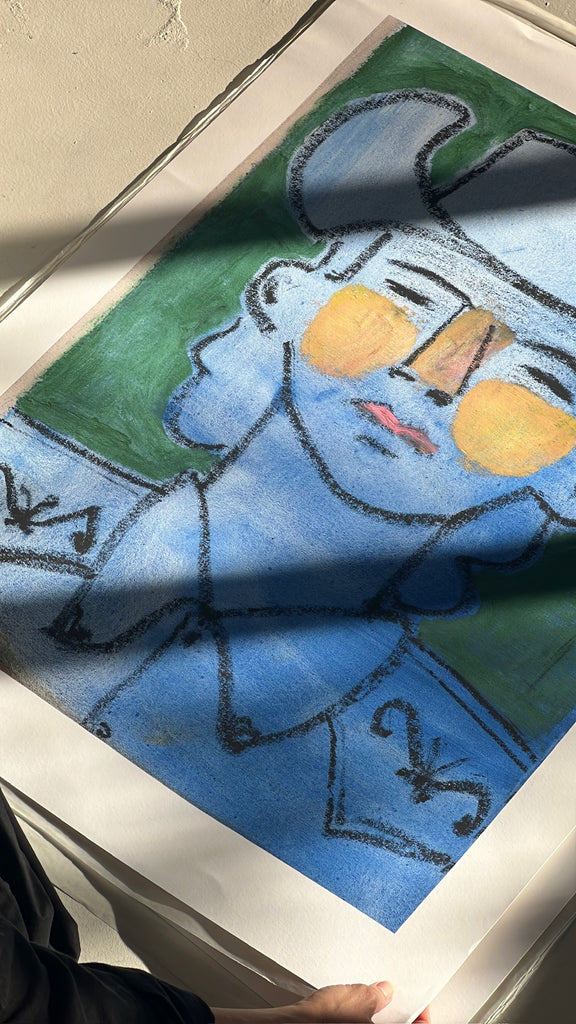 Giclée Print // Blue (Guardians Series)