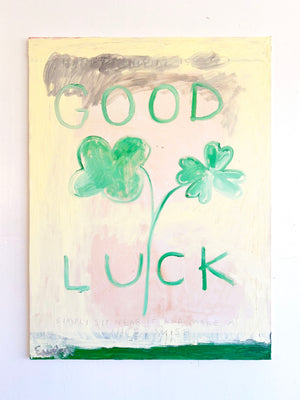Oil Painting // Good Luck Clover (Large)