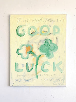 Oil Painting // Good Luck Clover (small) No. 3
