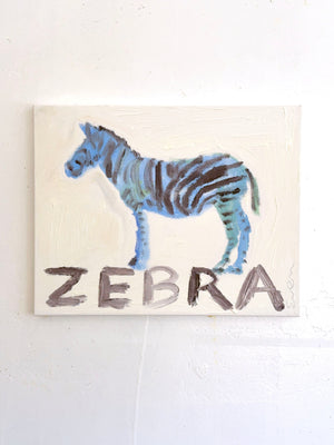 Oil Painting // Small Zebra