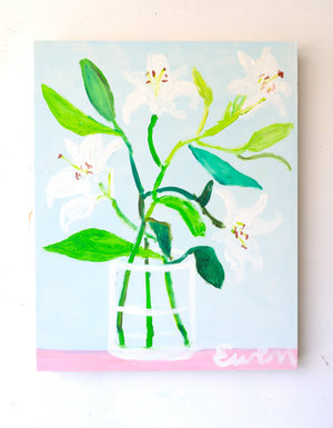 Original Painting // Vase of Lilies (Rebirth)