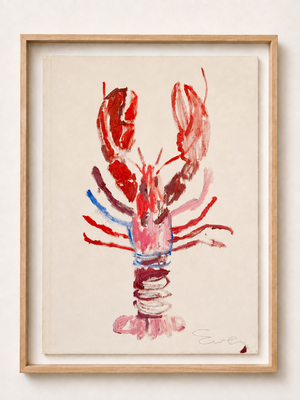 Oil Painting // Lobster (or Crawfish?)