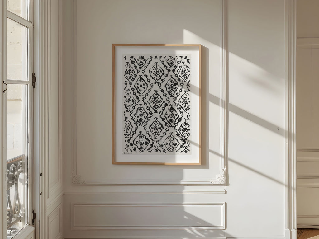 Framed Print // Moroccan Rug