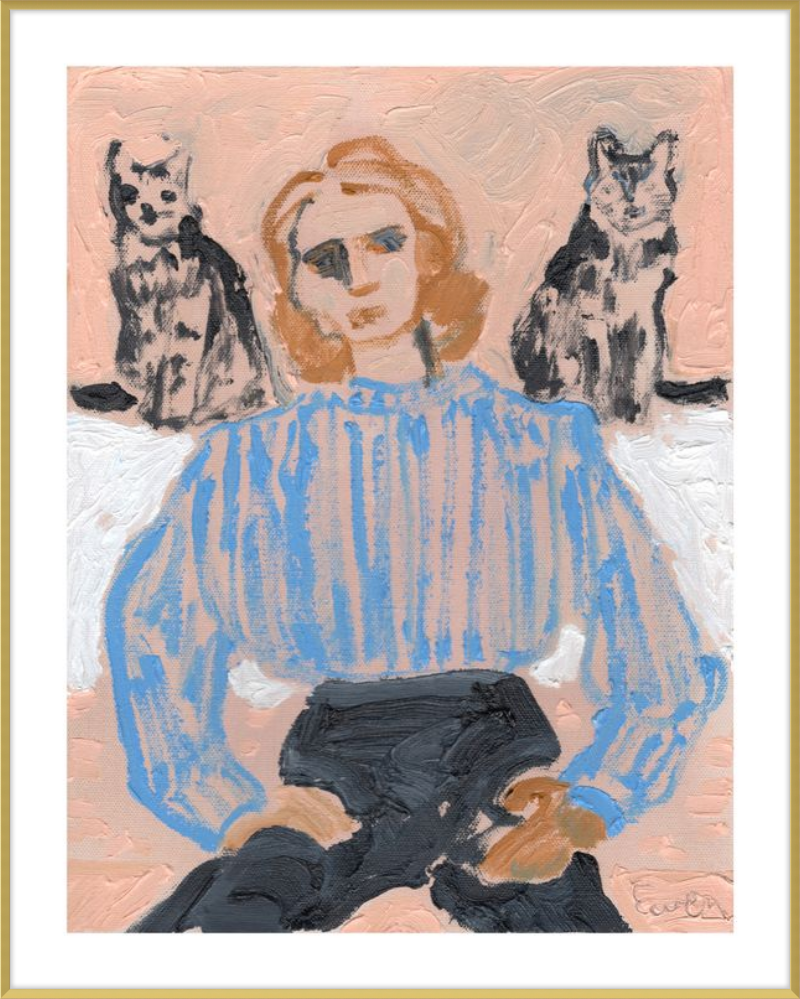Giclée Print // Responsible Forever For What You Have Tamed (Cat Painting Series)