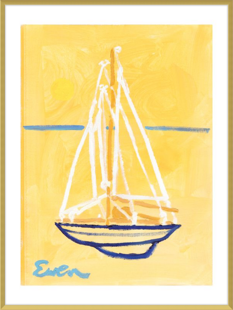 Giclée Print // Sailboat (Golden Hour)