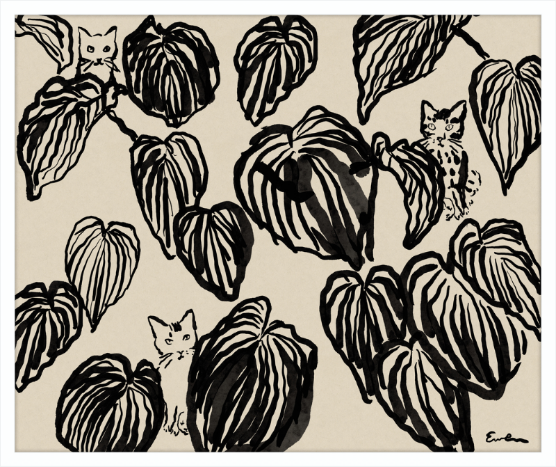 Giclée Print // Three Cats