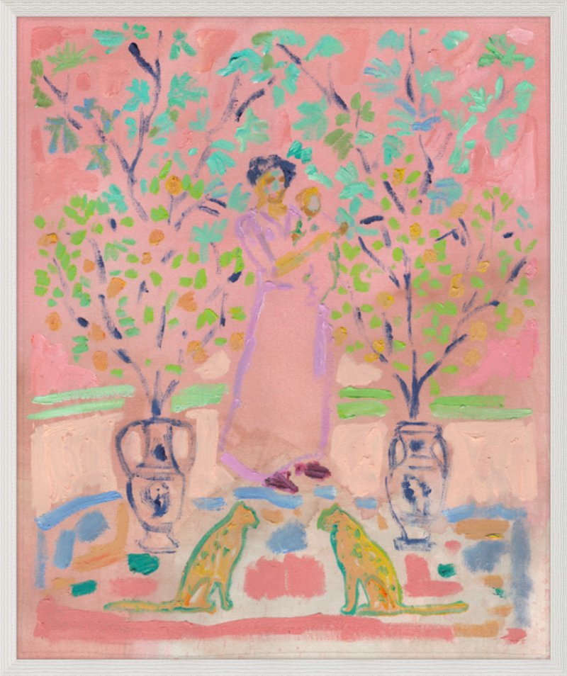 Giclée Print // Mother and Child (With Pair of Golden Cats)