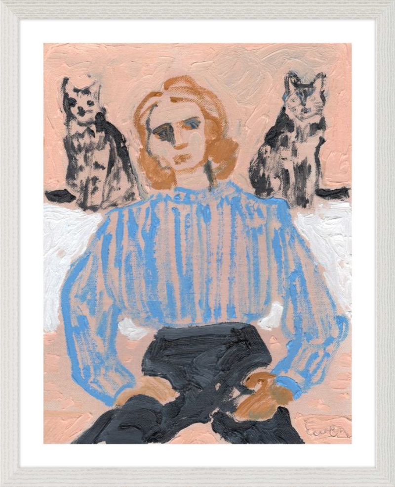 Giclée Print // Responsible Forever For What You Have Tamed (Cat Painting Series)
