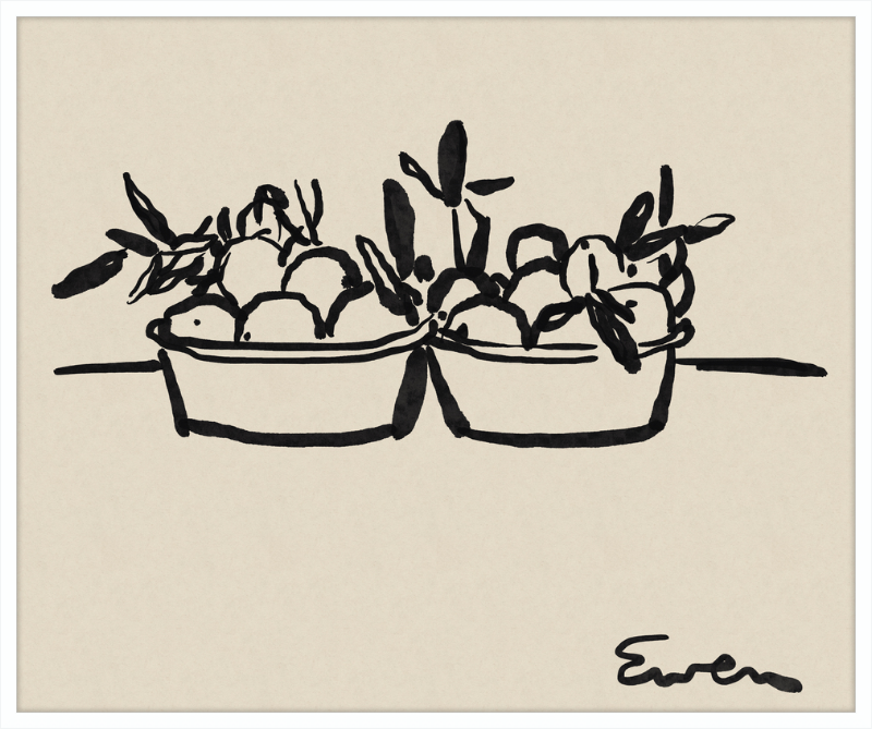 Giclée Print // Oranges in Bowls