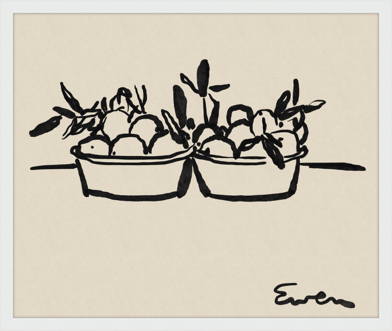 Giclée Print // Oranges in Bowls