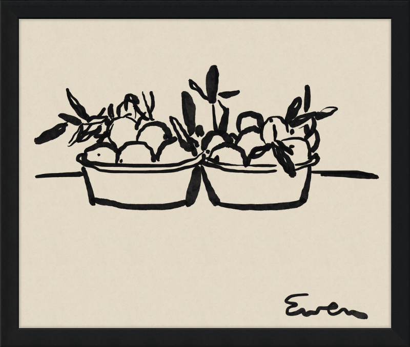 Giclée Print // Oranges in Bowls