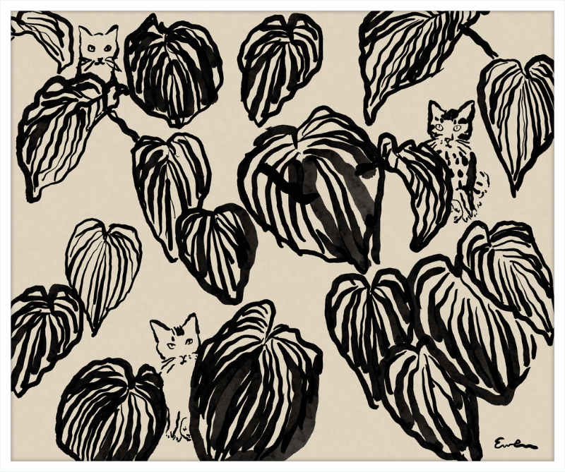 Giclée Print // Three Cats