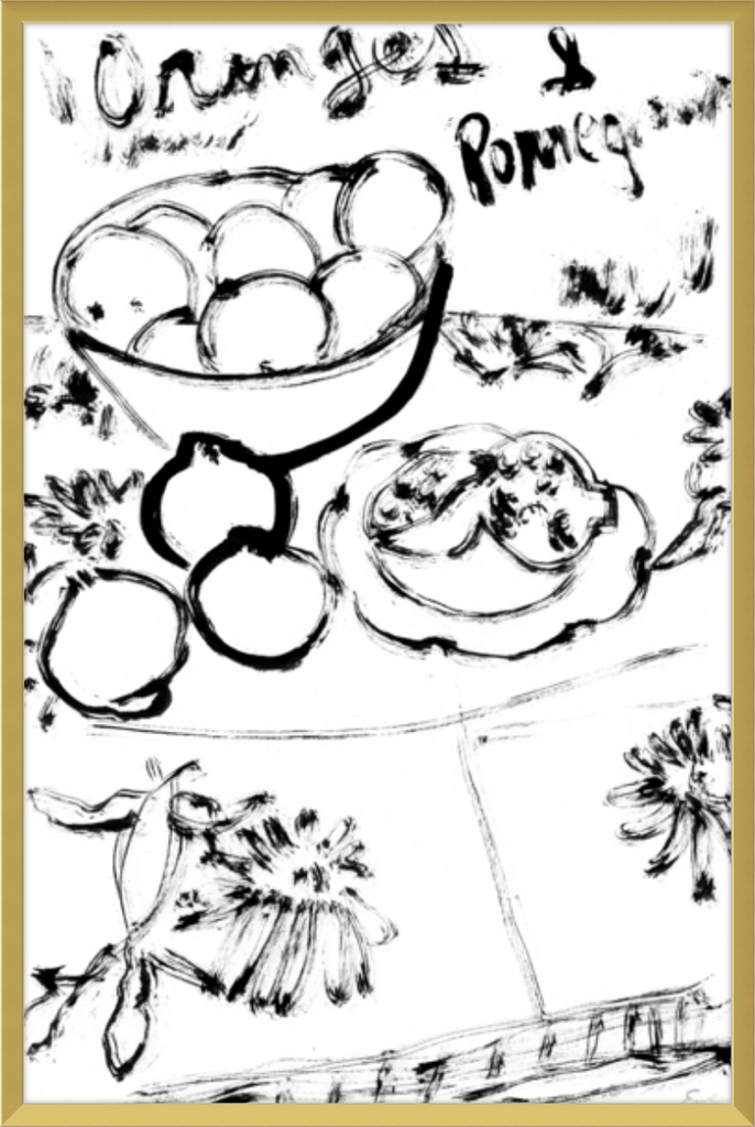Giclée Print // Oranges & Pomegranates