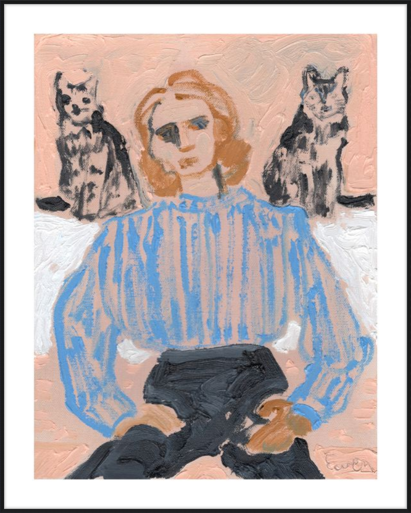 Giclée Print // Responsible Forever For What You Have Tamed (Cat Painting Series)