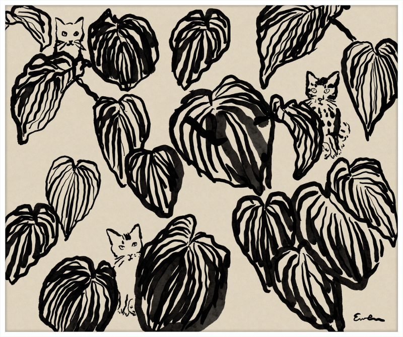 Giclée Print // Three Cats