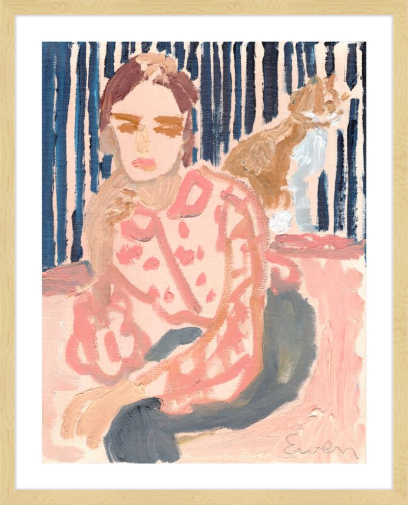 Giclée Print // Beauties That Exceed The Vocabulary (Cat Painting Series)
