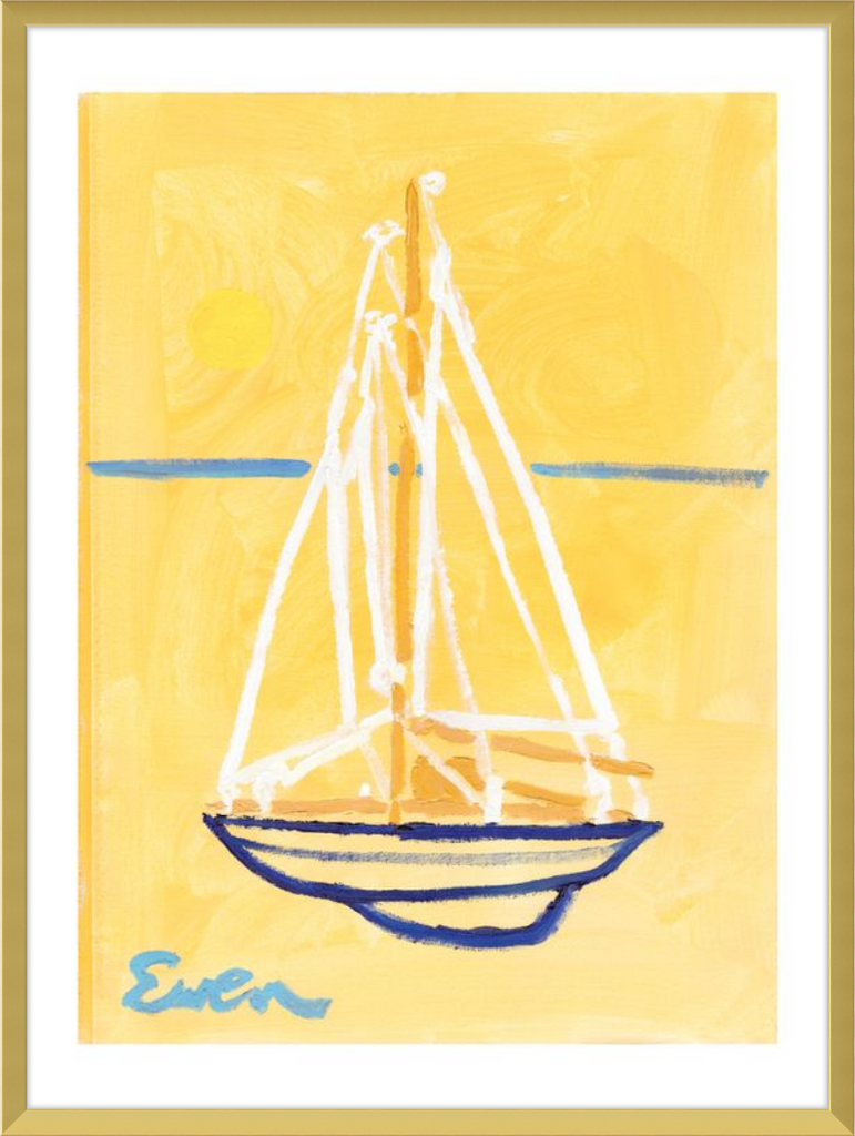 Giclée Print // Sailboat (Golden Hour)