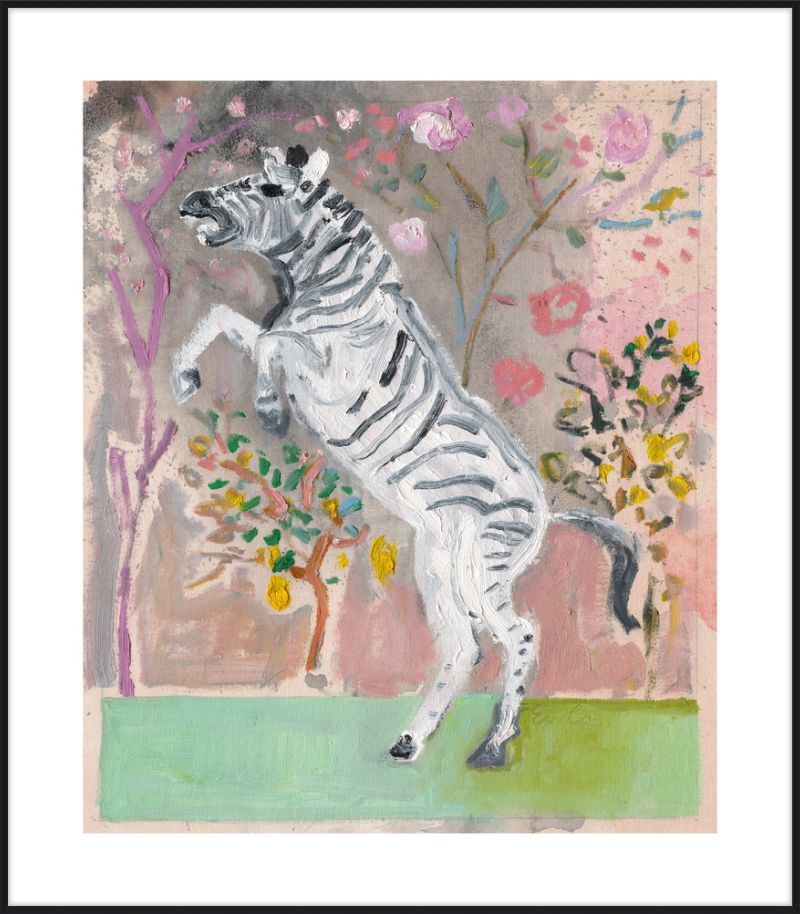 Giclée Print // Zebra (Facing Left)