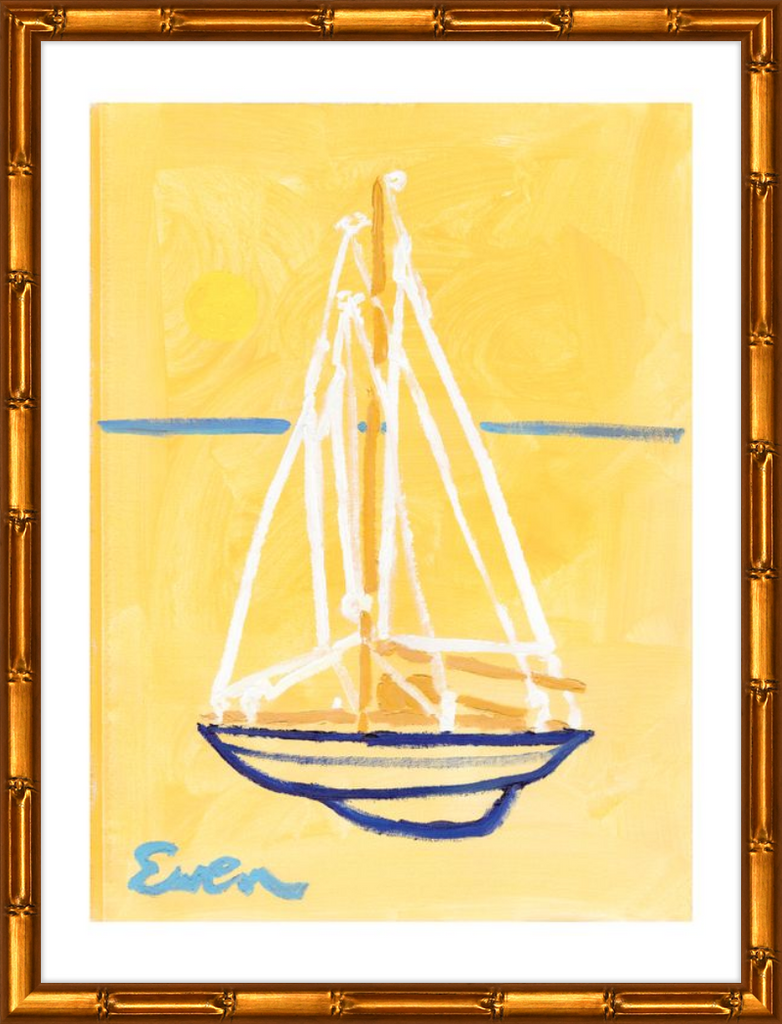 Giclée Print // Sailboat (Golden Hour)