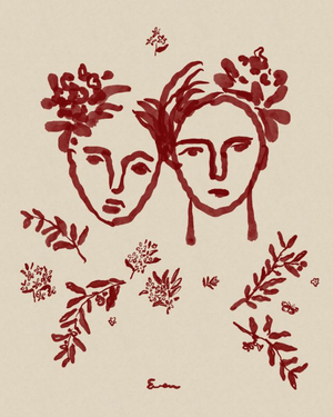 Giclée Print // Love : Oxblood