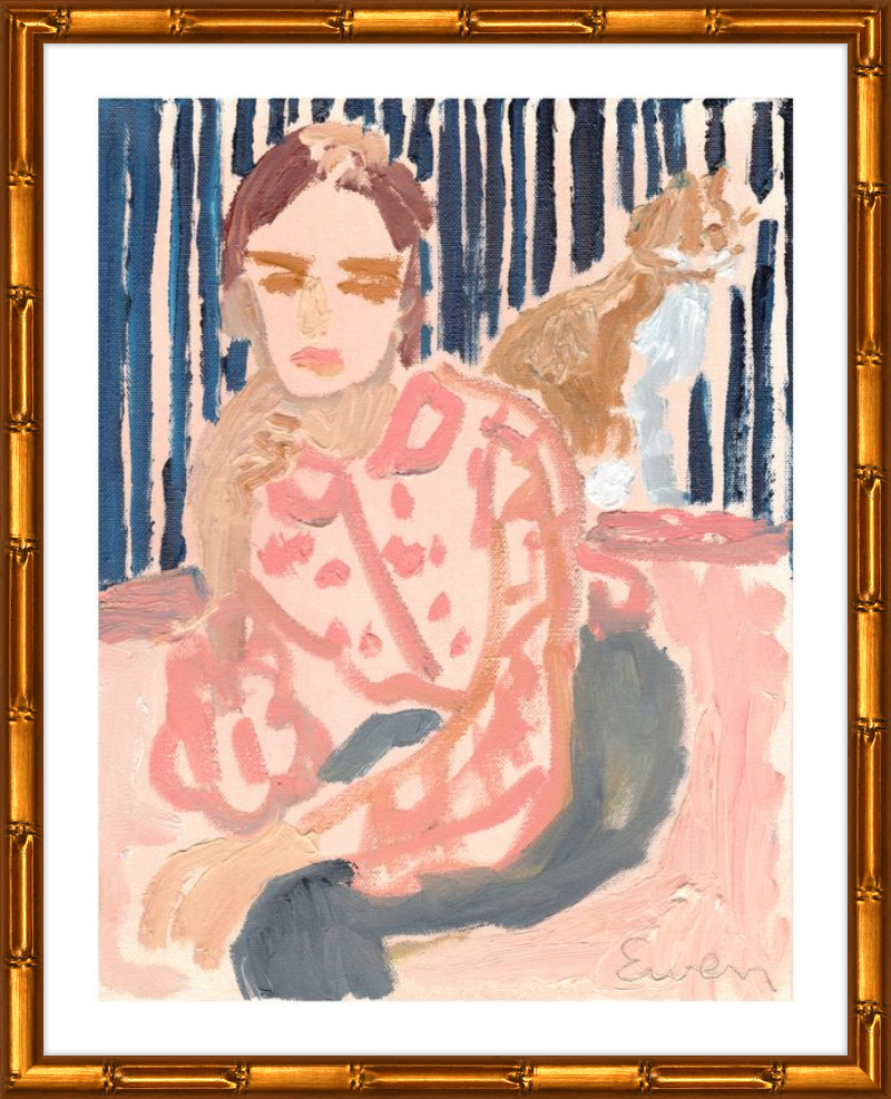 Giclée Print // Beauties That Exceed The Vocabulary (Cat Painting Series)