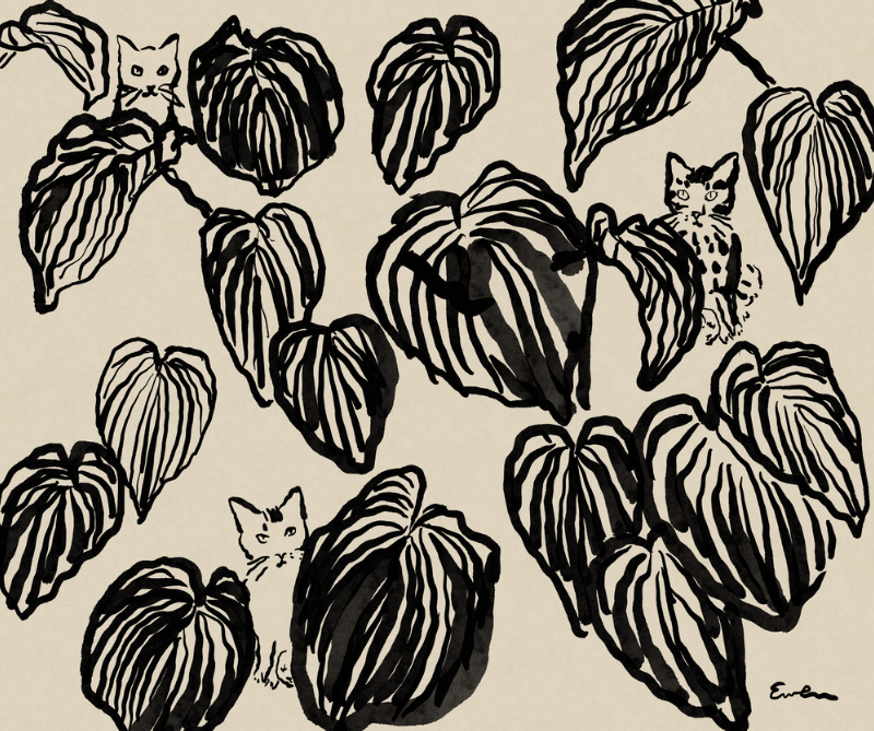 Giclée Print // Three Cats