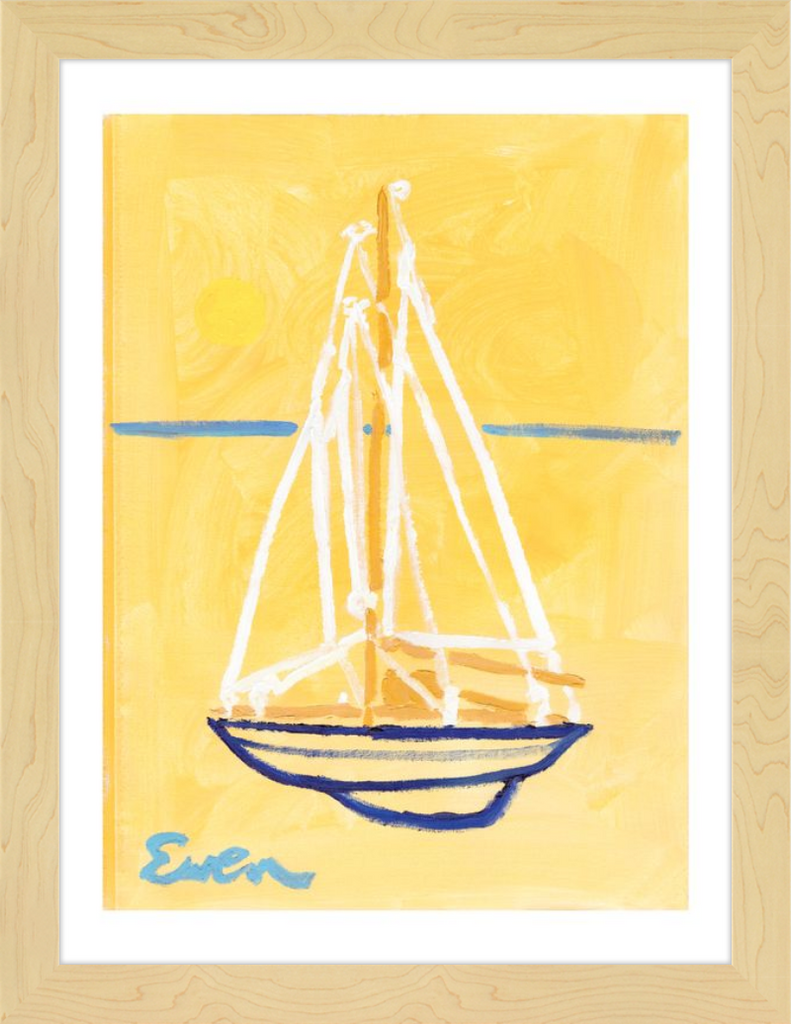 Giclée Print // Sailboat (Golden Hour)