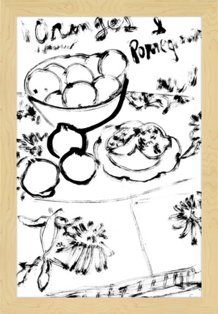 Giclée Print // Oranges & Pomegranates