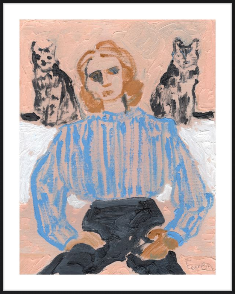 Giclée Print // Responsible Forever For What You Have Tamed (Cat Painting Series)