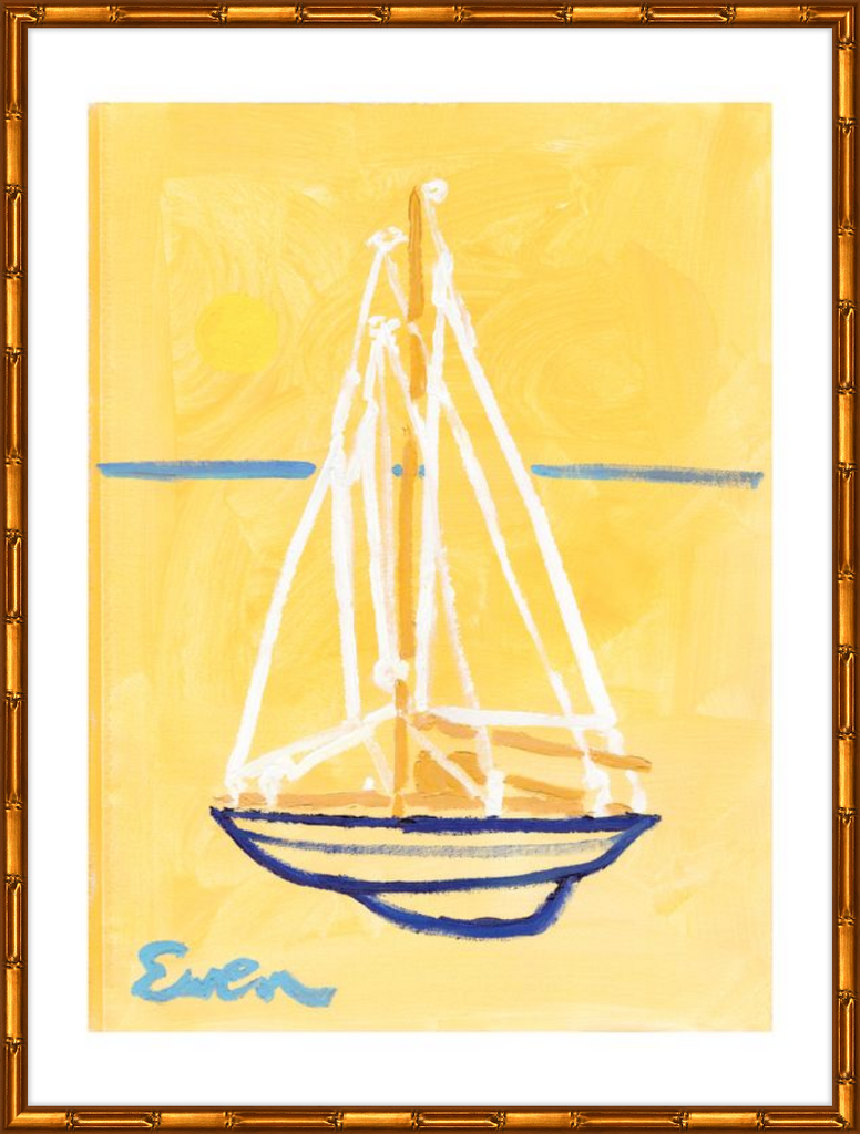 Giclée Print // Sailboat (Golden Hour)