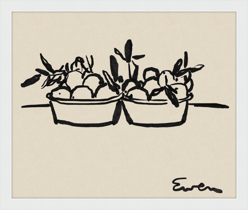 Giclée Print // Oranges in Bowls