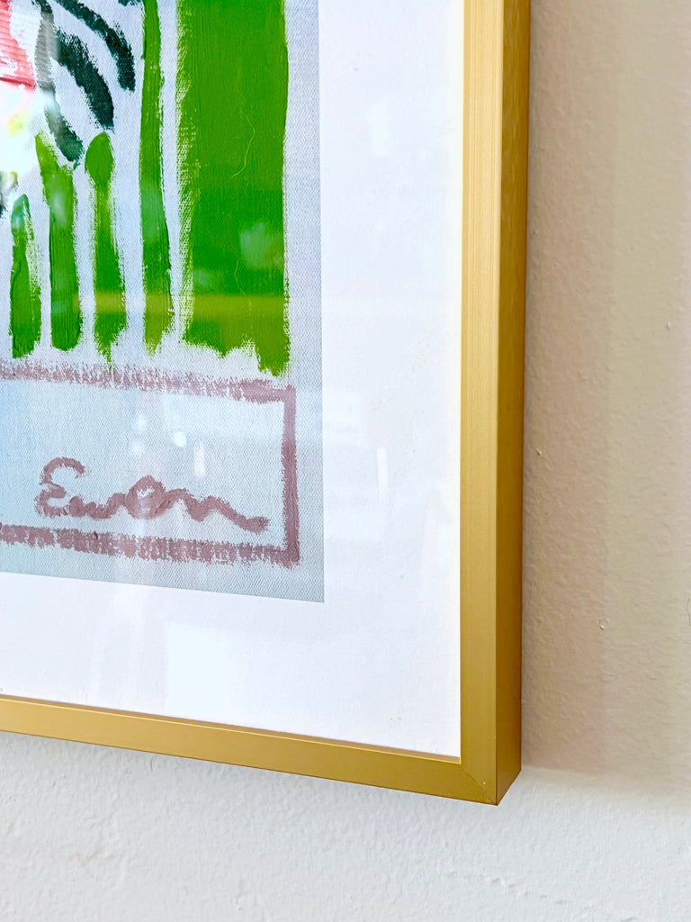 Giclée Print // Green Room with Tiger