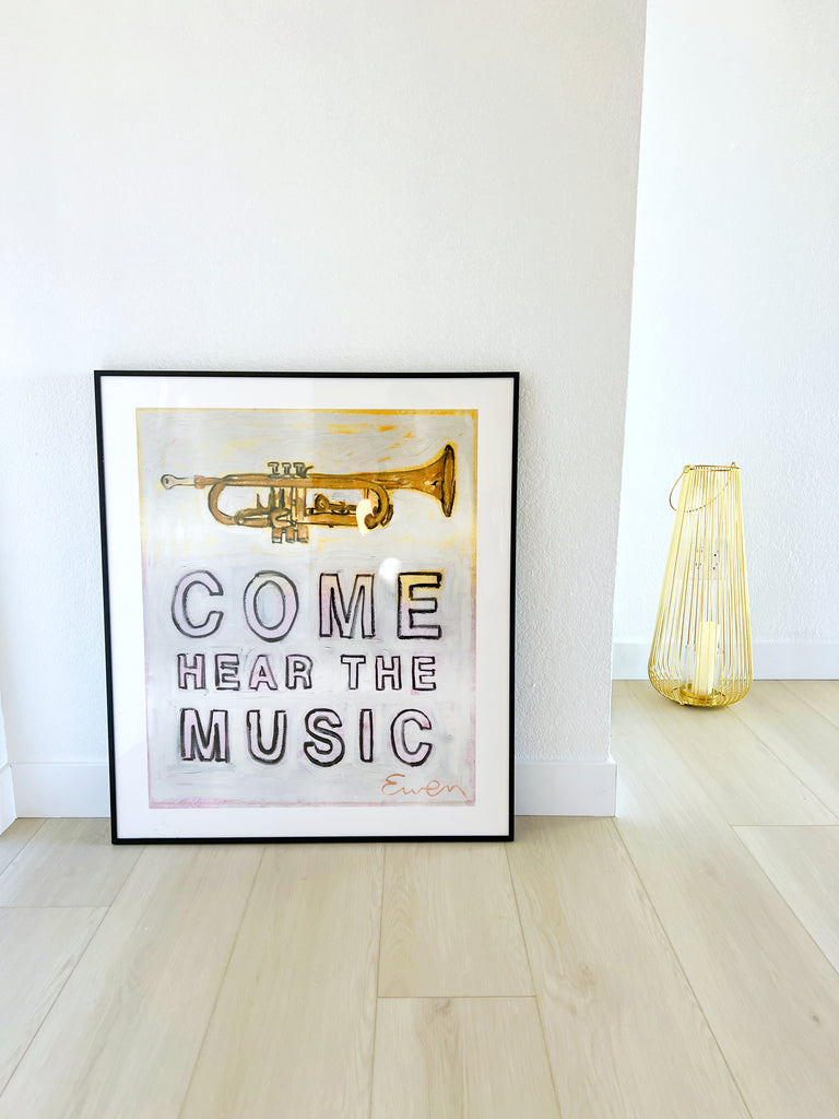 Giclée Print // Come Hear The Music