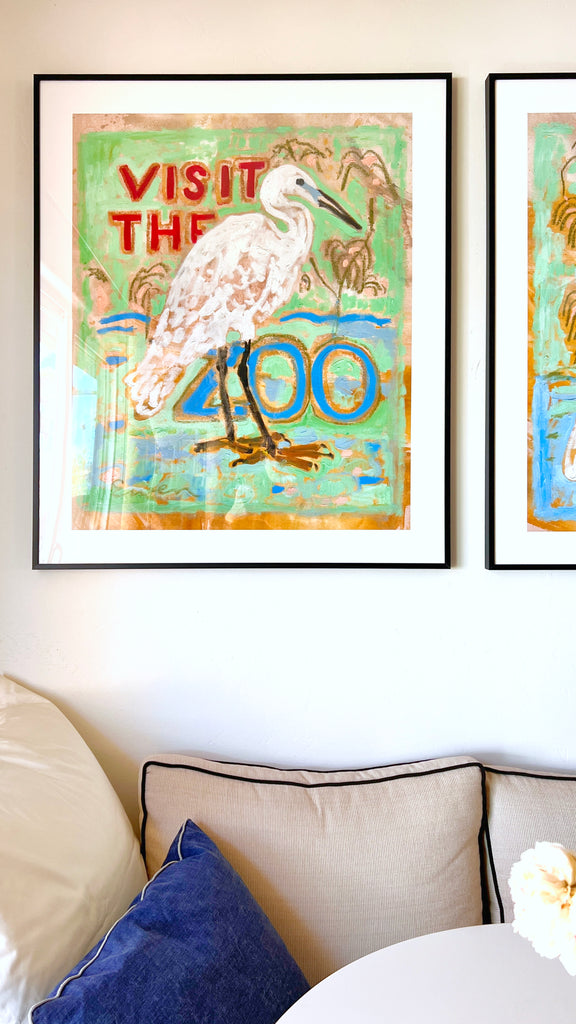 Giclée Print // Visit The Zoo