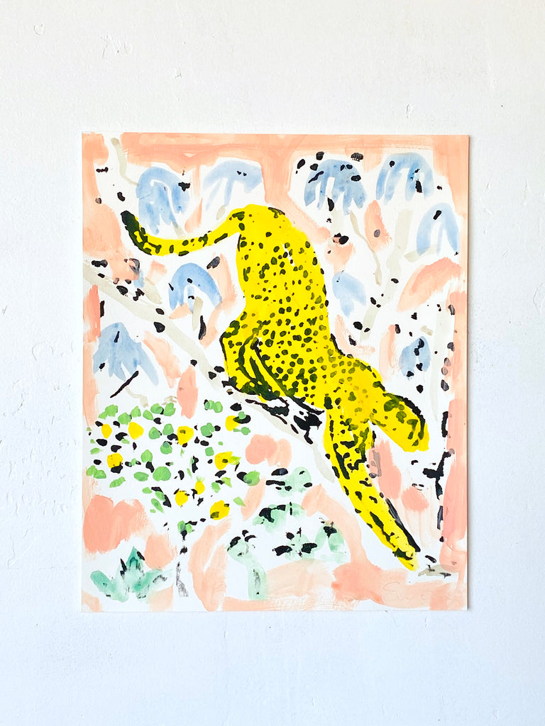 Serigraph Paintings // Spotted Cats No. 1