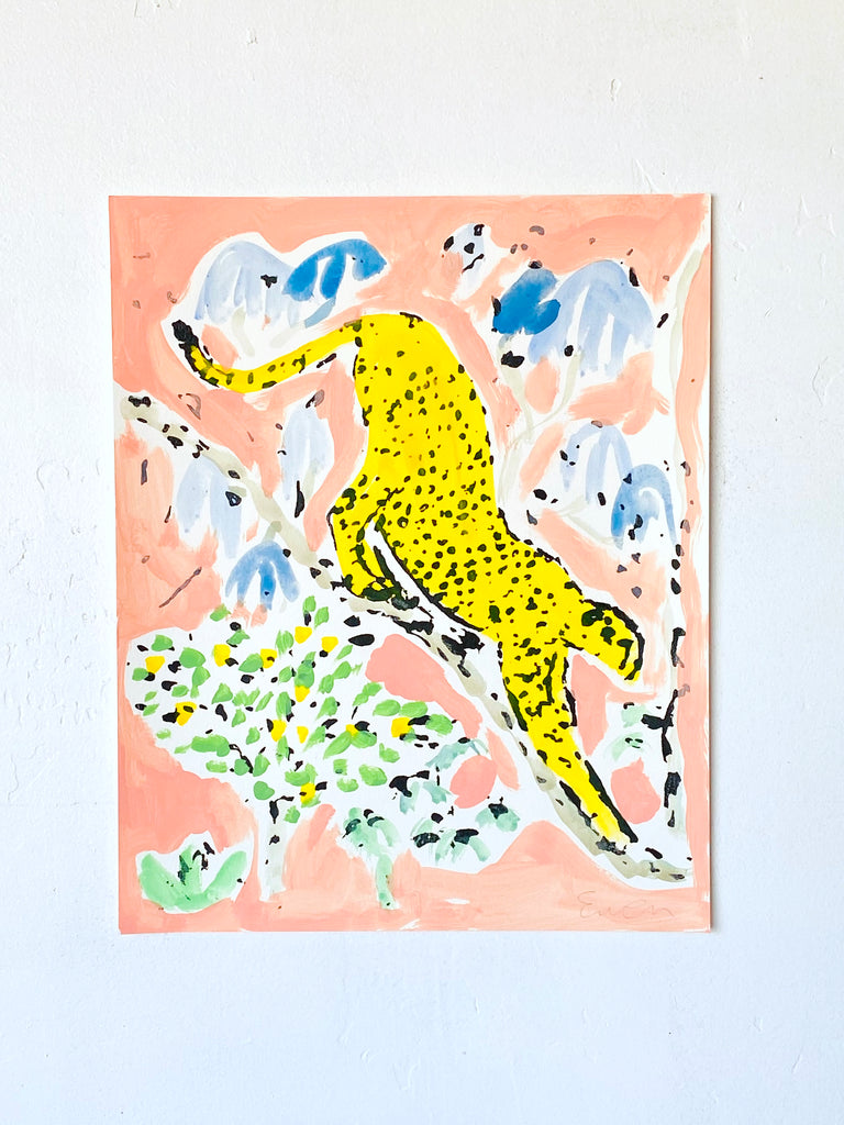 Serigraph Paintings // Spotted Cats No. 2