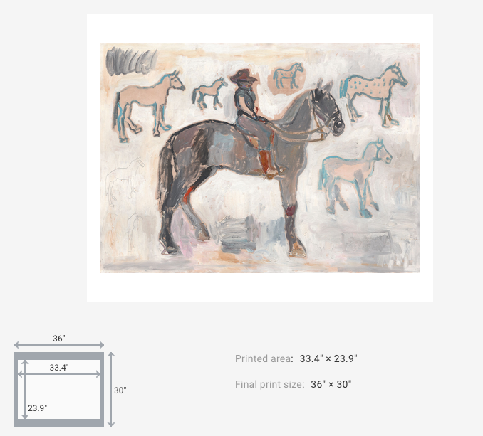 Unframed Giclée (ships worldwide) // Ranger With 7 and a