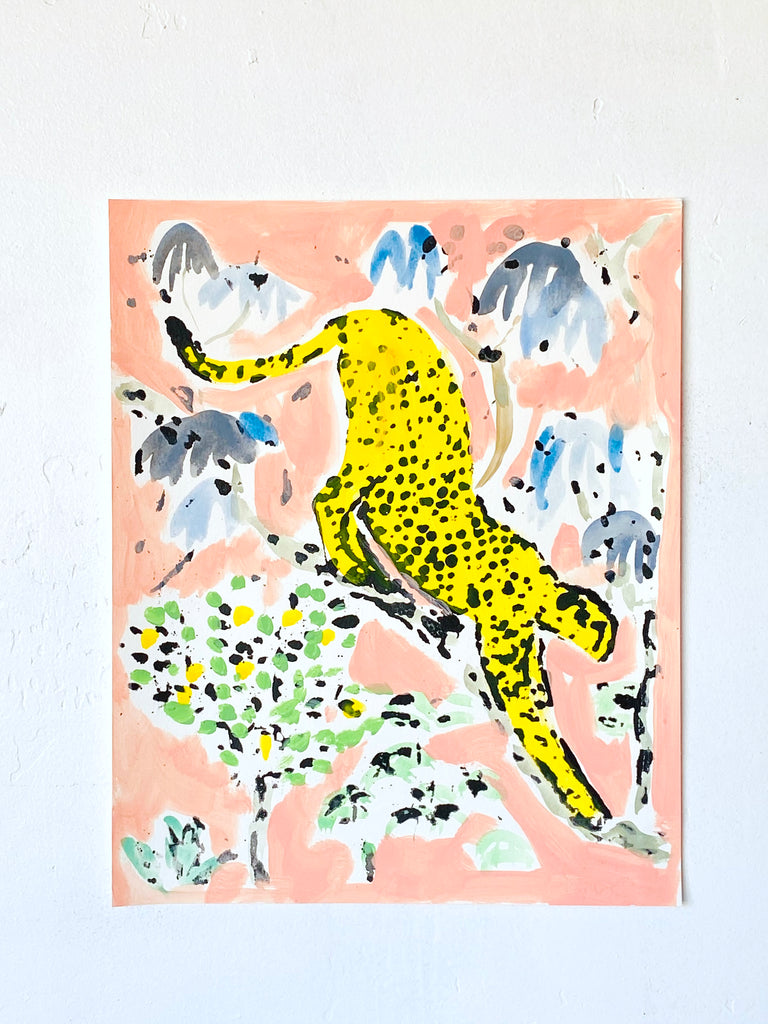 Serigraph Paintings // Spotted Cats No. 3