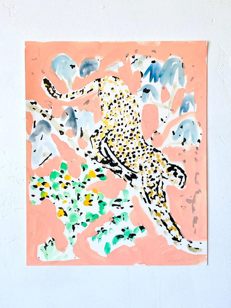 Serigraph Paintings // Spotted Cats No. 4