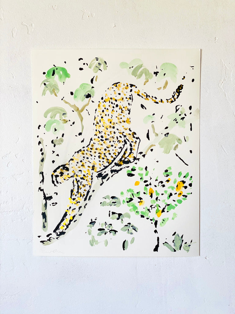 Serigraph Paintings // Spotted Cats No. 7