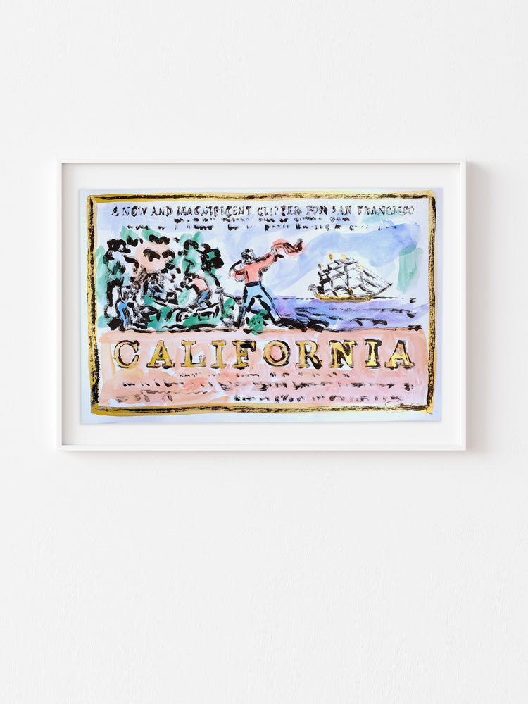 Hand Painted Multiple // California, New & Magnificent No. 4