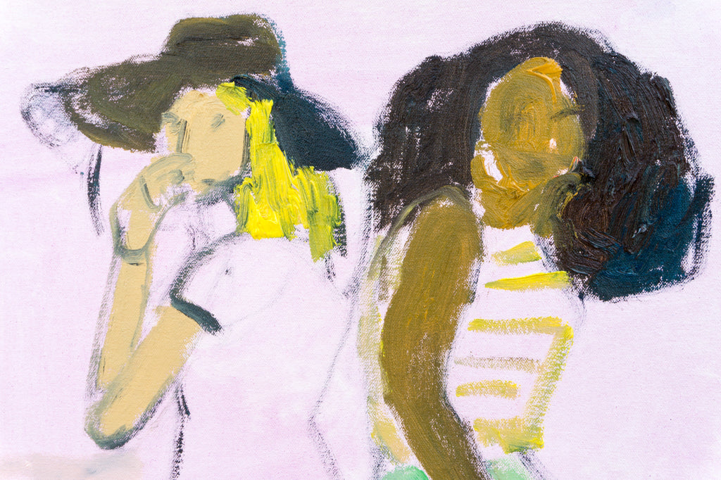 Painting // Two Friends (With Hat)