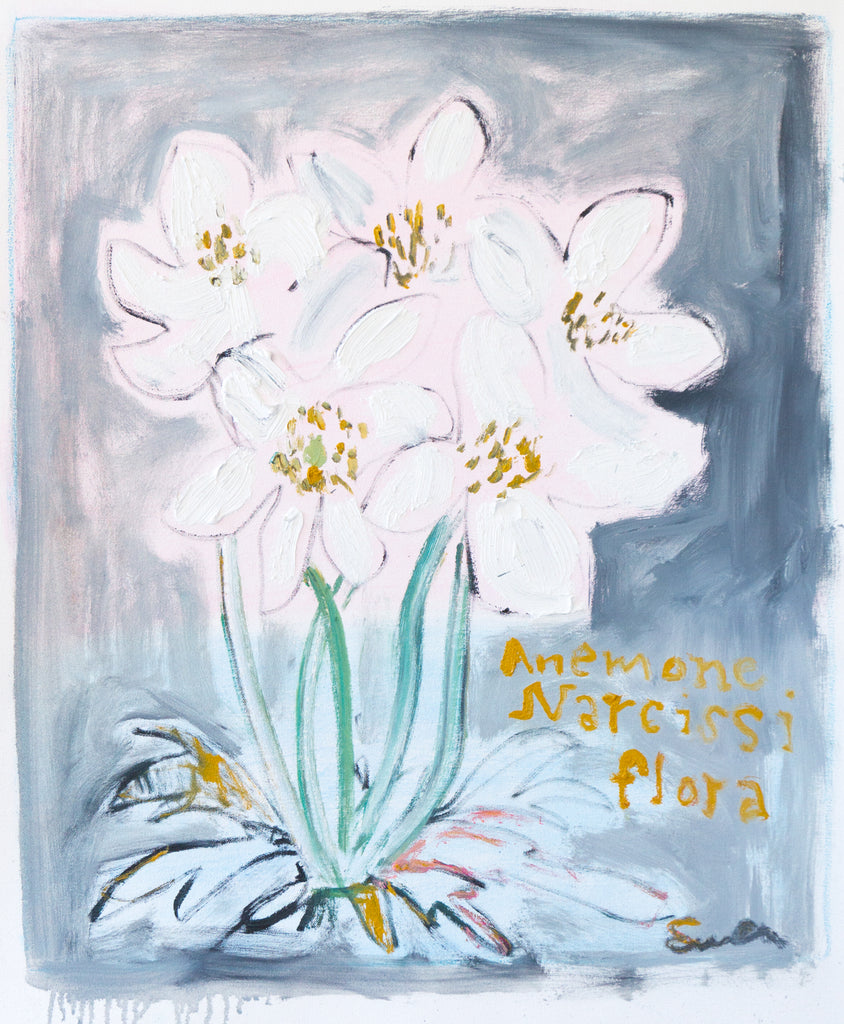 Painting // Anemone Narcissiflora