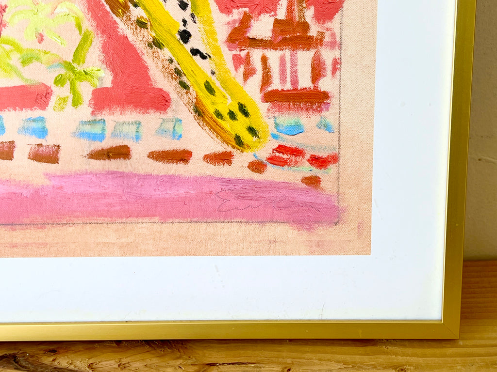 Framed Print // Cheetah Facing Right